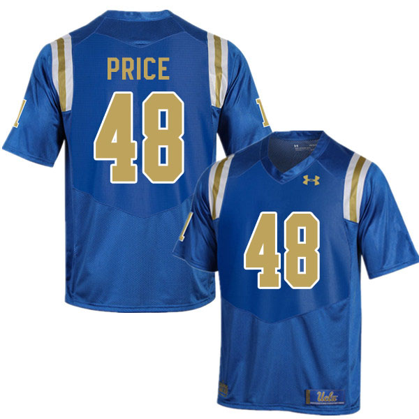 Men #48 Joquarri Price UCLA Bruins College Football Jerseys Sale-Blue - Click Image to Close